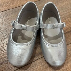 Carter's Silver Kids ballet flats